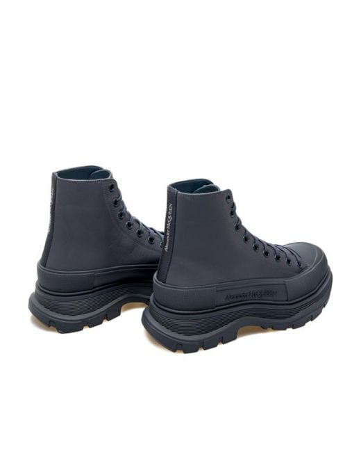McQueen Blue Tread Chunky Sneakers for men