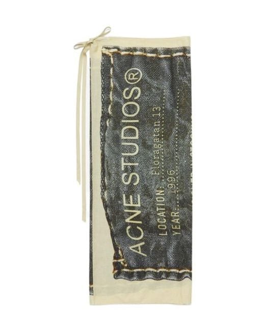 Acne Green Printed Sarong Scarf