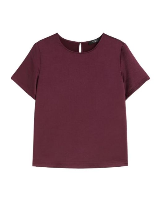 Weekend by Maxmara Purple Straight-Fit T-Shirt