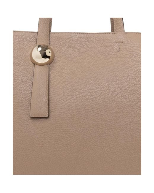 Furla Natural Sfera Zipped-Up Large Tote Bag