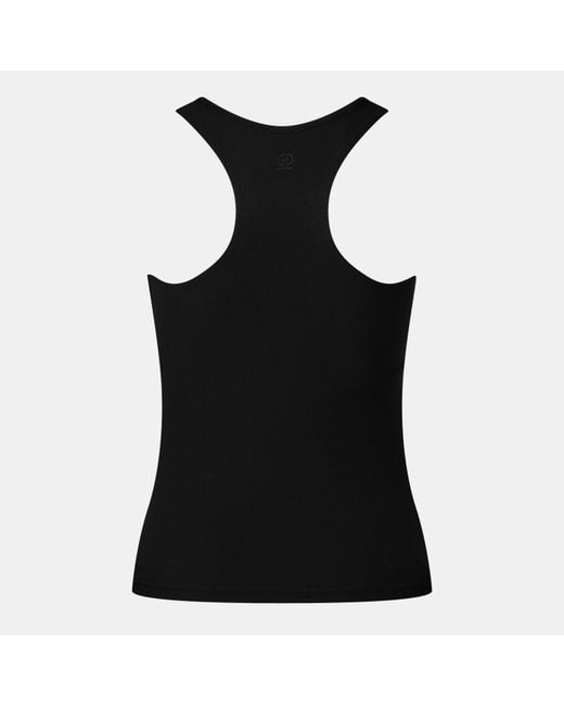 Goldbergh Black Manon Sleeveless Tank Vest