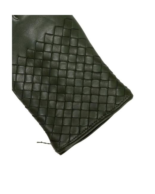 Bottega Veneta Green Knitted Glove