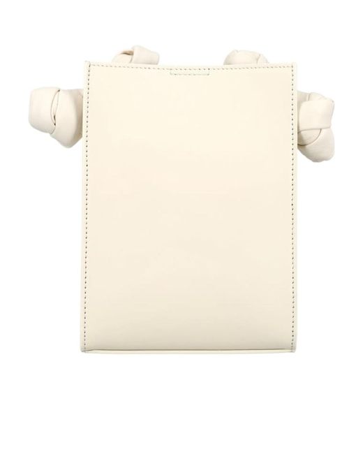 Jil Sander Natural Tangle Knot Detailed Shoulder Bag