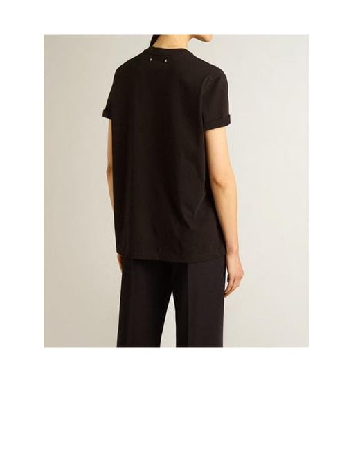 Golden Goose Deluxe Brand Black Short-Sleeved T-Shirt