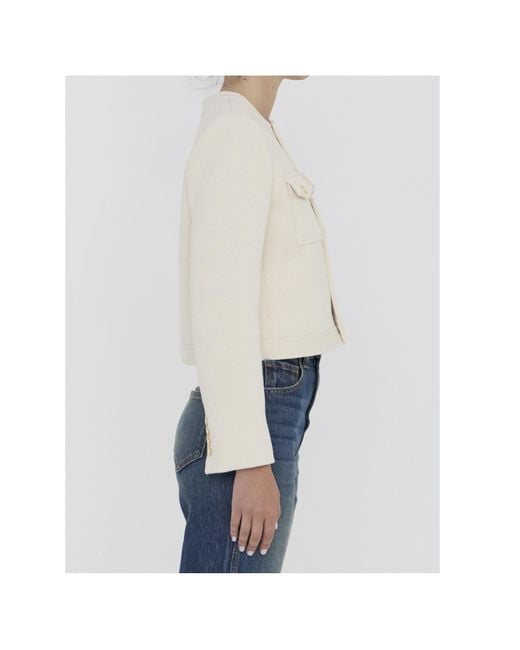 Céline White Dani Jacket