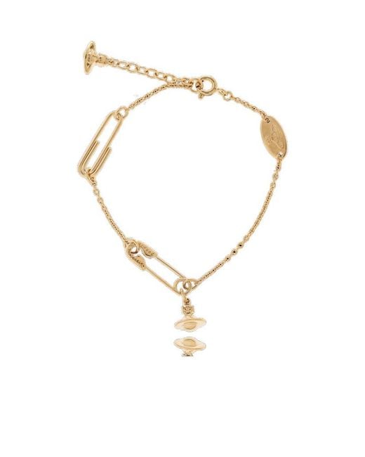 Vivienne Westwood White Charm Bracelet