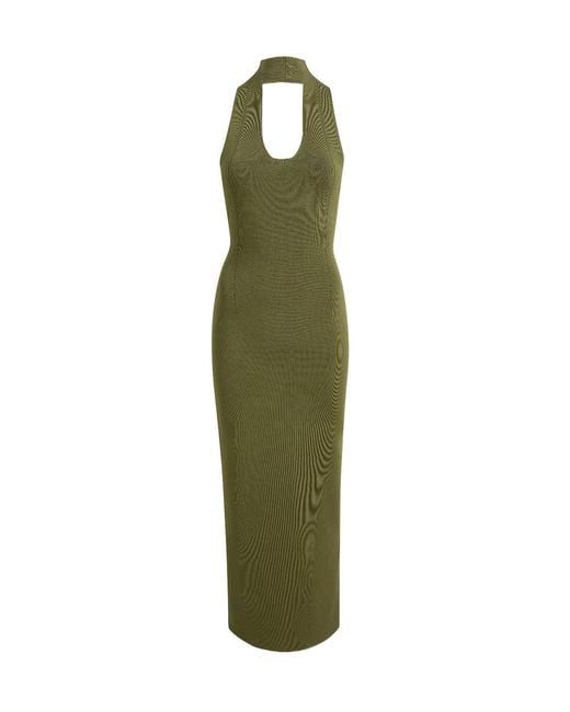 Khaite Green Mahi Dress