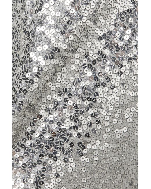 Michael Kors Gray Sequined Plain Dress Dress