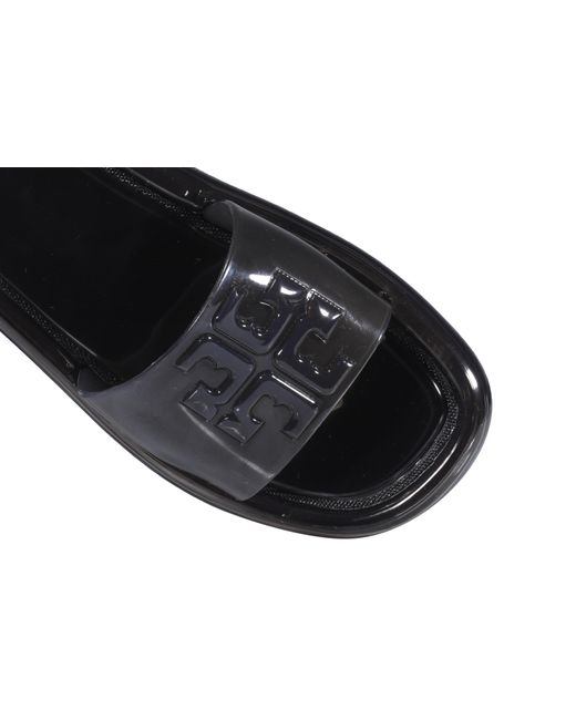 Tory Burch Black Bubble Jelly Slides