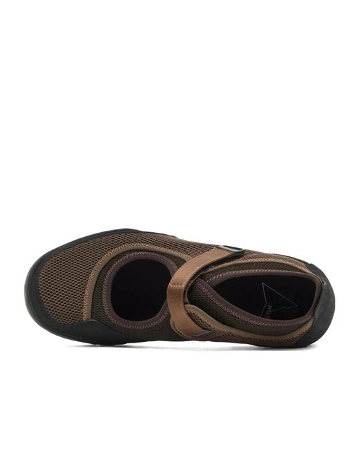 Roa Brown Loie Touch-Strap Sneakers for men