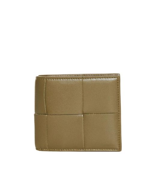 Bottega Veneta Green Cassette Bi-Fold Wallet for men