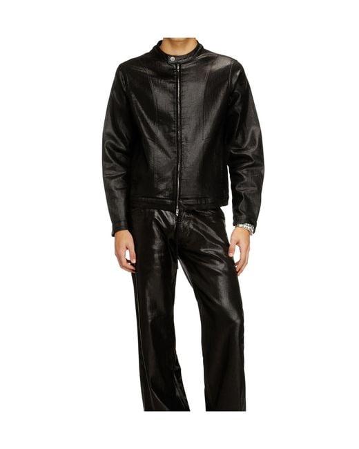 DIESEL Black D-Glory Jacket for men