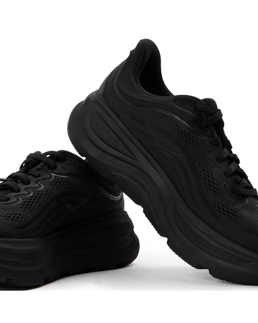 Hoka One One Black Solid Color Sneakers for men