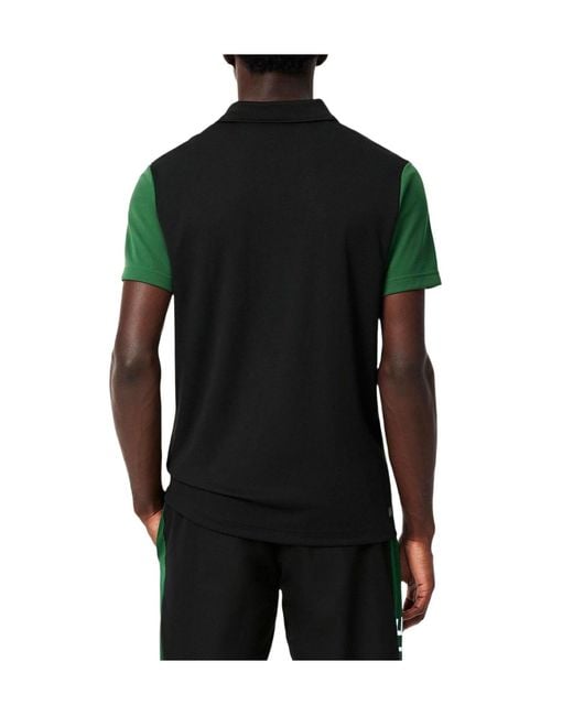 Lacoste Green Colorblock Shortsleeve Polo Shirt for men