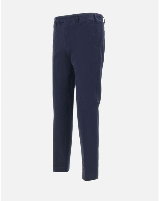 Pt Pantaloni Blue Pt Torino Dieci Slim Fit Pants for men