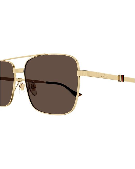 Gucci Multicolor Web Pattern Sunglasses for men