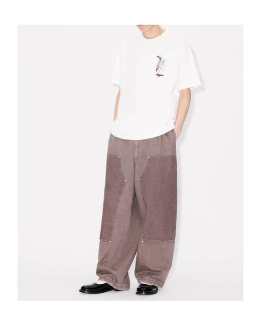 KENZO White X Futura 2000' Embroidered T-Shirt for men