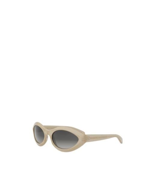 Céline White Full Frame Sunglasses
