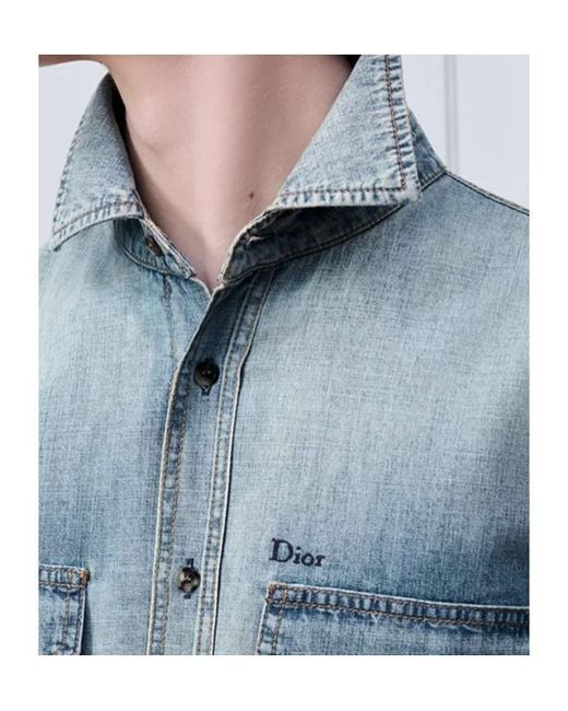 Dior Blue Overshirt for men