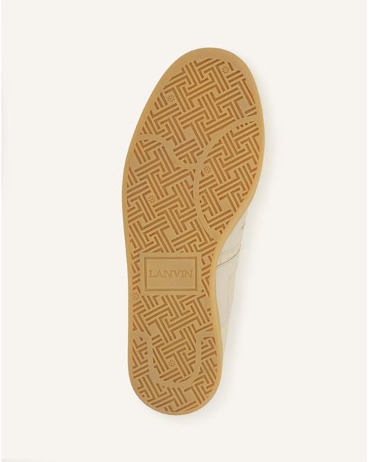 Lanvin White Quilted Logo Sneakers