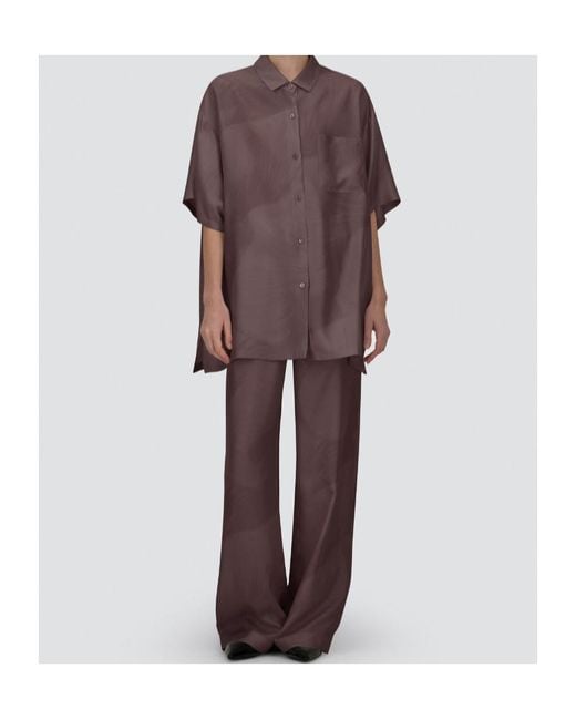 Herno Purple Resort Shirt