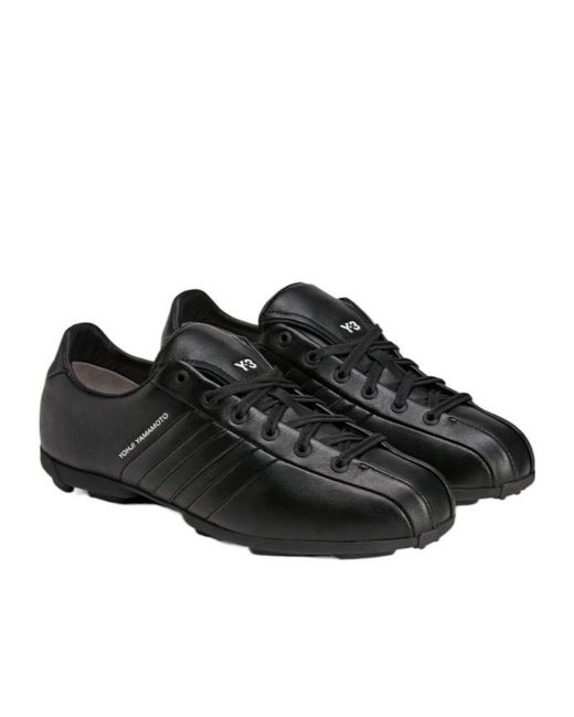 Y-3 Black Field Low-Top Sneakers for men