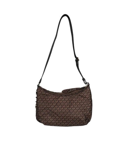 Michael Kors White Logo-Plaque Detail Crossbody Bag