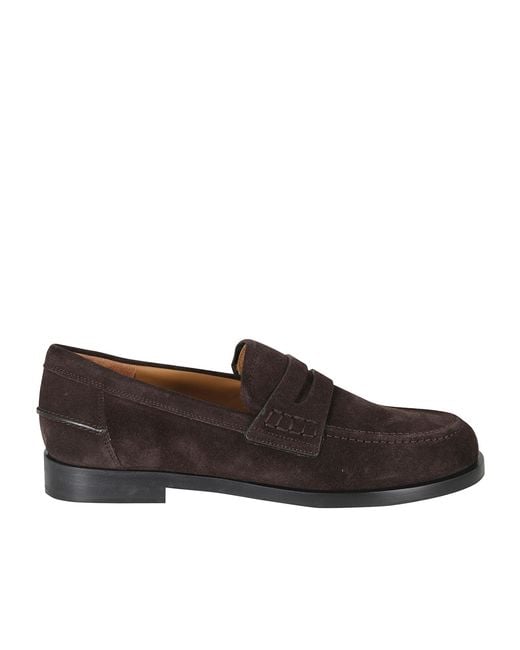 Roberto Festa Brown Round-Toe Loafers