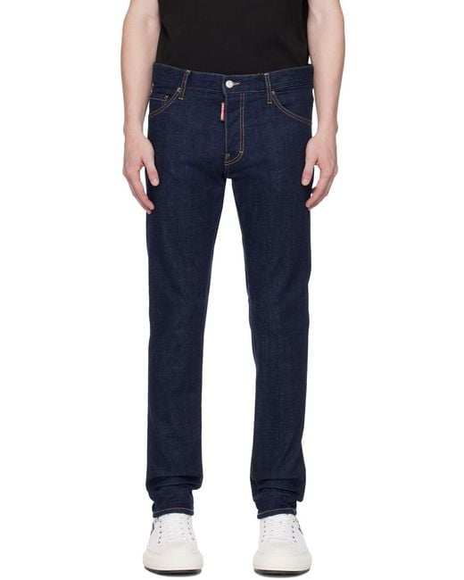 DSquared² Blue Dark Rinse Wash Cool Guy Jeans for men