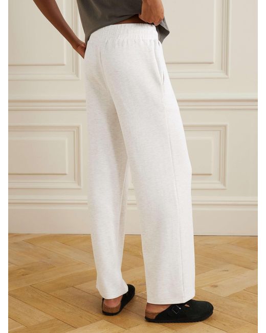 Varley White Elastic Waist Casual Pants
