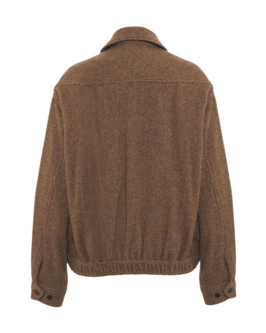 Polo Ralph Lauren Brown Long-Sleeve Zip-Up Jacket