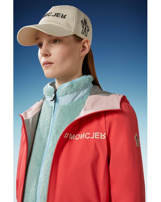 Moncler White Grenoble Gabardine Baseball Cap