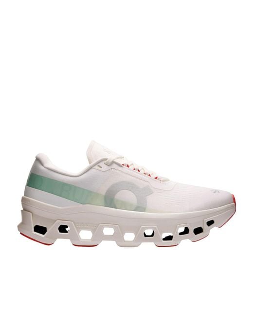 On Shoes White Lightweight And Cushioning Running Shoes