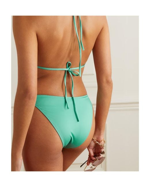 Jacquemus Green Peirado Cutout Recycled Bikini Briefs