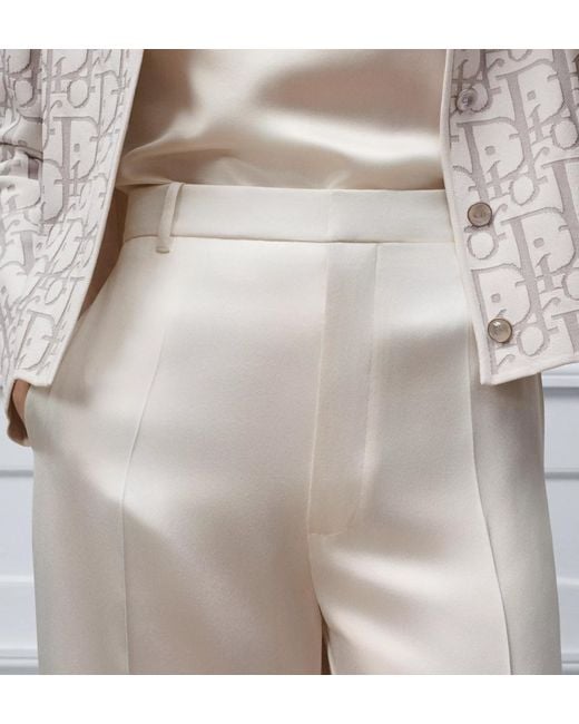 Dior Gray Belt Loop Casual Pants