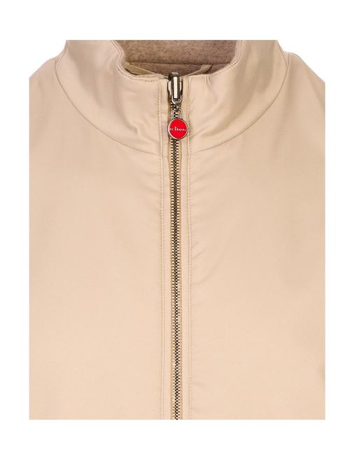 Kiton Natural Reversible High-Neck Vest for men