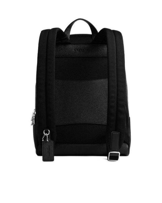 COACH Black Wade Backpack for men