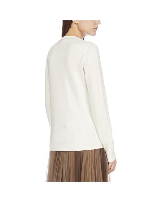 Brunello Cucinelli White Crewneck Knitted Jumper