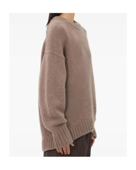 Loulou de Saison Brown Long-Sleeve Knit Top