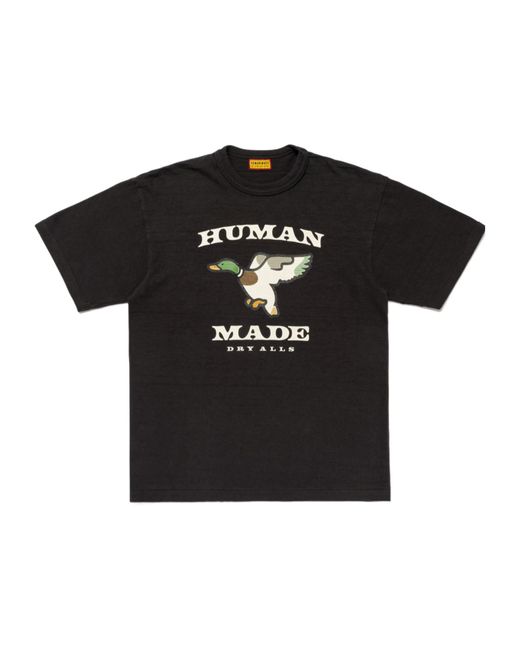Human Made Black Crew Neck T-Shirt for men
