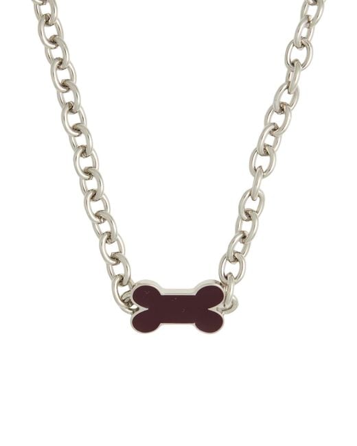 Marni White Metal Necklaces