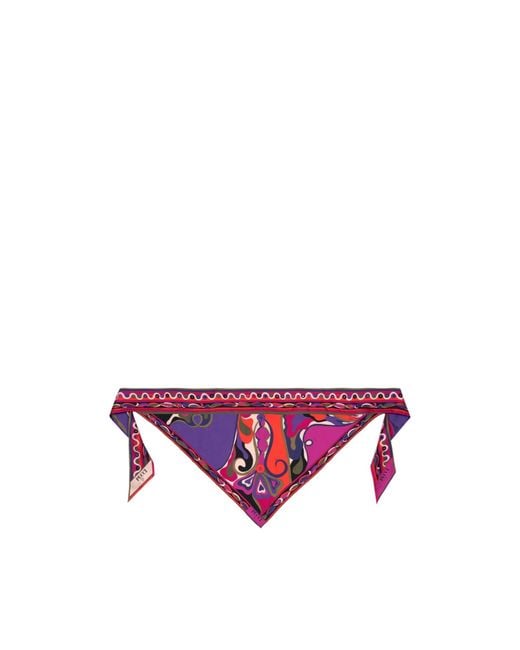 Emilio Pucci Pink Pattern Scarf