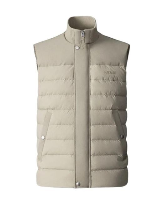 Mackage Gray Stand-Collar Vest for men