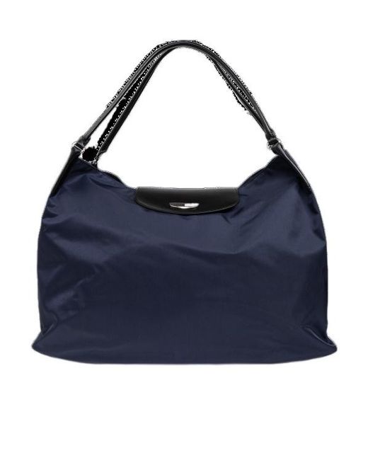 Balenciaga Blue Genève Large Shoulder Bag