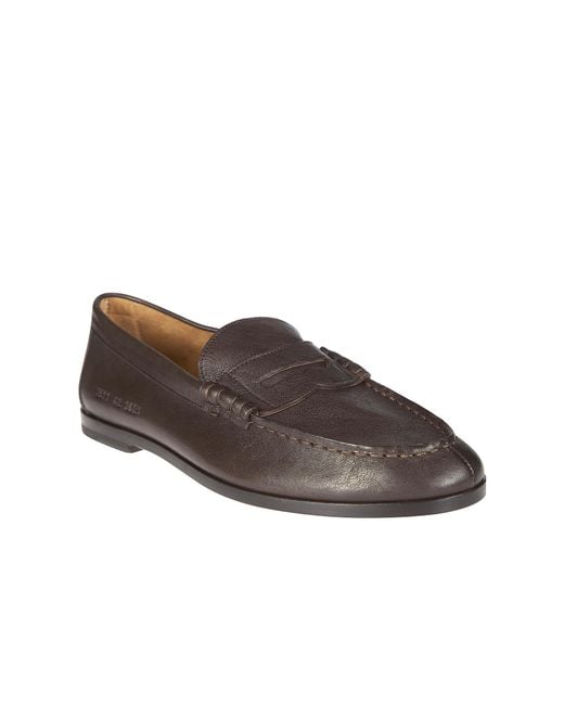Common Projects Brown Almond Toe Loafers for men