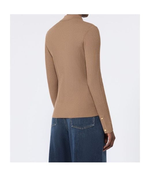 Max Mara Brown Smmlimone Button-Up Cardigan