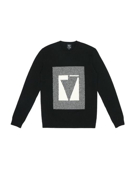 McQ Alexander McQueen Black Round Neck Sweater for men