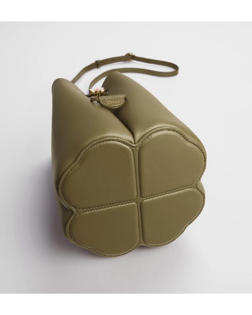 Dior Green Petit Trefle Mini Bucket Bag