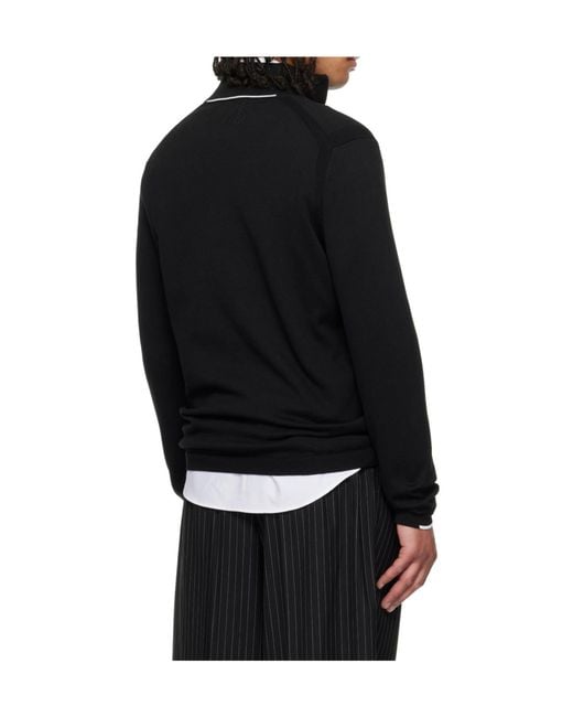 Boss Black Quarter Zipper Sweater for men