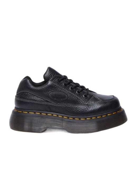 Dr. Martens Black Buzz 5-Eye Milled Nappa Leather Shoes